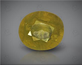 Natural Heated & Treated Yellow Sapphire Certified 2.10 CTS (DIN 86201 )